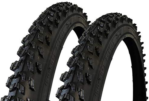 VDP Kenda K829 - Cubierta para bicicleta (2 unidades, 24 pulgadas, 24 x 1,95 pulgadas, neumáticos de alambre, MTB, trekking), color negro
