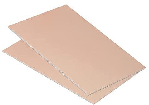 PATIKIL 2Pack FR4 Einseitig Kupferplattiert PCB Laminat Leiterplatte 70x50x0.8mm