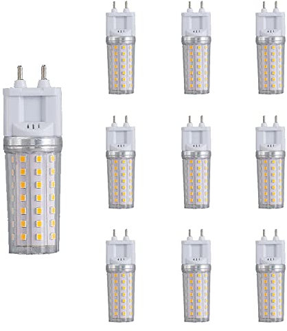 PAZWAHF G12 LED Maislampe 8W 1200 Lumen, [Stabiler Strom] Nicht dimmbar, G12 Stiftsockel, 85-265V AC, Flimmerfrei, für Kronleuchter & Deckenleuchten (10 Stück)