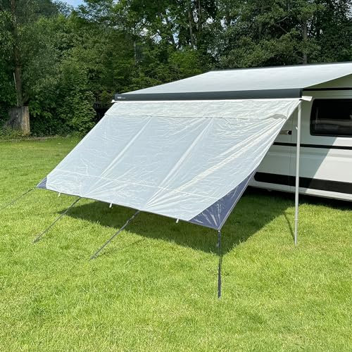 Freizeitschmiede® Sunblocker 240 - Markise Vorderwand 240 x 200 cm Sichtschutz
