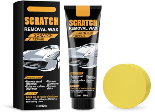 Mnozreo Nano Paño Auto Rascador Removedor,60ML,1PC,Operación Simple,Fácil de Eliminar los Arañazos en la Superficie del Automóvil