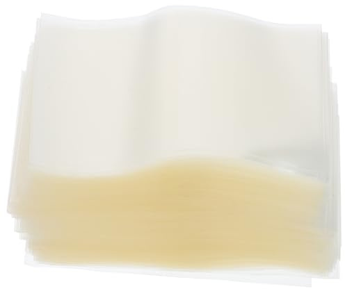 Zerodeko Sachets Thermorétractables pour Bouteilles 400 Pièces en Film PVC Transparent 35 X 38 CM Films Rétractables pour Scellage de Bouteilles en Verre pour Conservation et Emballage