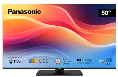 Panasonic TB-50W61AEZC, 50 Pulgadas televisor, LED 4K Ultra HD, TiVo