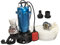 Pompe à matières fécales 20 30 m Storz C Embrayage Pompe à eaux usées 550 W 18000 l/h Pompe submersible Cutter Lame de coupe (pompe avec tuyau de 20 m)