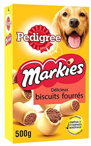 animaux Boîte Biscuits pour Chien Markies 500G - Lot De 4 - Offre Special