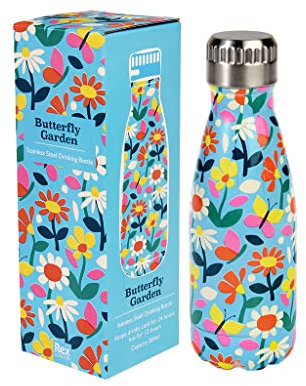 Butterfly Garden Edelstahl-Flasche, 260 ml