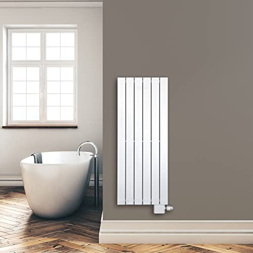 Paneelheizkörper Flachheizkörper mit seitlichem Anschluss (566 Watt nach EN442) (1200 x 450 (Anschluss rechts))
