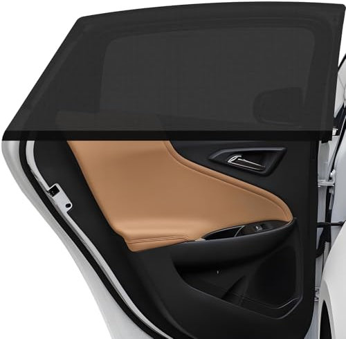 CNMTCCO Sonnenschutz Auto Baby, 2 Stück Auto Sonnenschutz Baby Für Familienreisen & UV-Schutz, Passt Zu Den Meisten Autos (126 * 52cm Größe L)