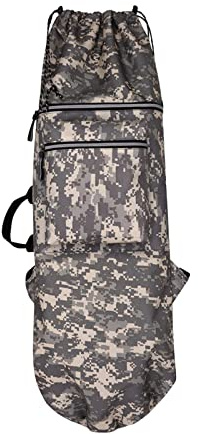 OSRGZRNGR Sac à dos pour skateboard avec poignée de transport - Gris - 84 x 32 cm