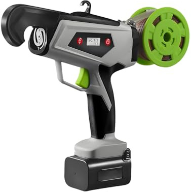 Acentesoft Máquina atadora eléctrica para Plantas Atadora eléctrica para Plantas con Motor brushless 25mm para viñedos, Tomates, huertos, invernaderos y jardín