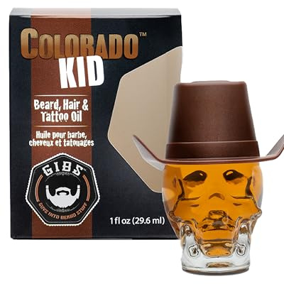 GIBS Grooming Colorado Kid Hair, Beard & Tattoo Oil, 1 Fl Oz