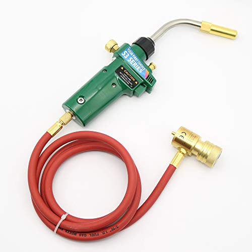 Gas-SelbstZünder Turbo-Brenner Lötmittel MAPP Schweiß Gasbrenner mit Schlauch