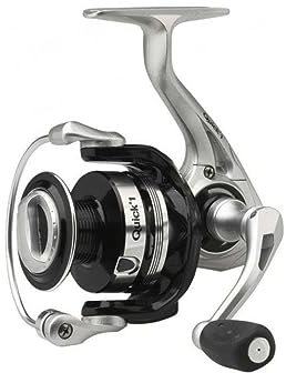 DAM Quick 1 FD, Angelrolle, Spinnrollen, Hochgeschwindigkeits-Angelrolle für EIN reibungsloses und kraftvolles Angelerlebnis, Unisex, Schwarz, 1000