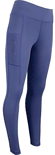AK Oreo AKRS-6052-01 Reithose/Leggings/Reithose mit Vollbesatz Silikongriff mit hoher Taille, atmungsaktiv, navy, XL