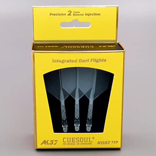 CUESOUL ROST T19 Integrierter Dartschaft und Flights Big Wing Shape, 3er-Set
