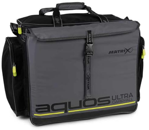 Matrix Aquos Ultra Carryall, GLU175, Heavy Duty, Tackle and Bait Carryall, 600D Fabric, Nets, Side Trays, Riddles, Pellets, Groundbait.