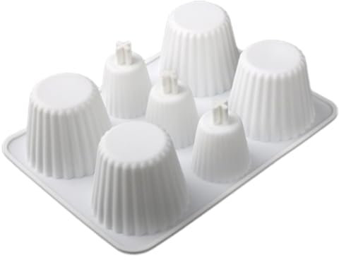 PpAaJK Moule à Gâteau en Silicone en Forme de Tasse à Café - Outil de Cuisson de Mousse au Chocolat et de Dessert pour la Cuisine, Moule en Silicone A