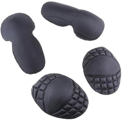 F Fityle Set di Protezioni per Motorcycle 4 Pezzi, Inserti in etilene Acetato per Spalle e Gomiti, Imbottiture protettive Leggere e Flessibili, Design Traspirante per Giacche da Motorcycle