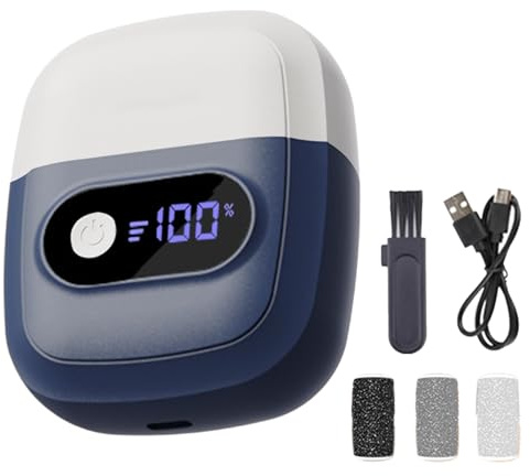 Quitacallos eléctrico para pies – Pulidor de recargable | Eliminador de callos eléctrico para talones, eficaz herramienta electrónica para la eliminación de callos para parejas y familias