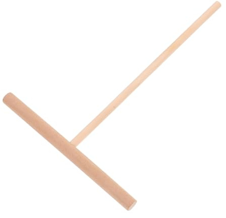 LALADEFIEE Wooden Crepe Spreader Pancake Batter Distributor Kitchen Utensil for Uniform Dough Spreading Safe Natural Wood Tool for Thin Crepes and Pancakes Essential Baking Accessory