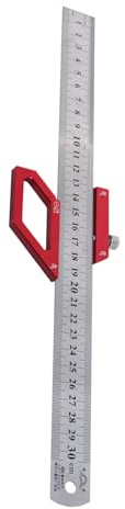 Outil général pour le travail du bois combine une précision d'échelle en acier et un cadre de mélange fin pour des ajustements d'angle flexibles, mesure de marquage d'angle transportable pour atelier