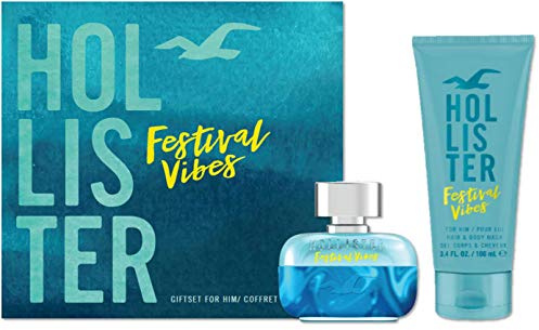 Hollister Festival Vibes For Him Eau de Toilette and Hair/Body Wash