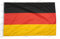 Deutschlandfahne 100x70 cm aus nautischem Windschutzgewebe von 115 g/m2, waschbare deutsche Fahne 100x70, professionelle Deutschland Flagge 100x70cm mit schnur, Kappnaht und Verstärkungsband am Rand