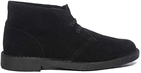 Clarks Mens Desert Boot Evo Black Suede