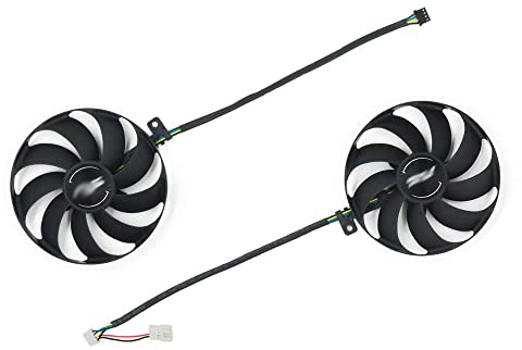 RAKSTORE PLD09210S12H Ventilateur de refroidissement de carte graphique compatible avec ASUS RTX 2060 Super RTX 2070 2070 Super RTX 2080 2080 Super Dual Evo Cooler Fan
