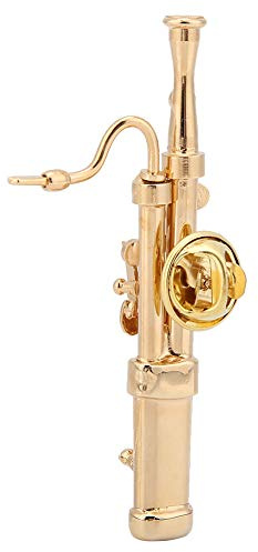 Gonetre Strumento Fagotto Spilla per Strumento Fagotto Mini Spilla per Strumento Placcatura in Oro Rame Fagotto Strumento Musicale Spilla per Fagotto con Confezione Regalo