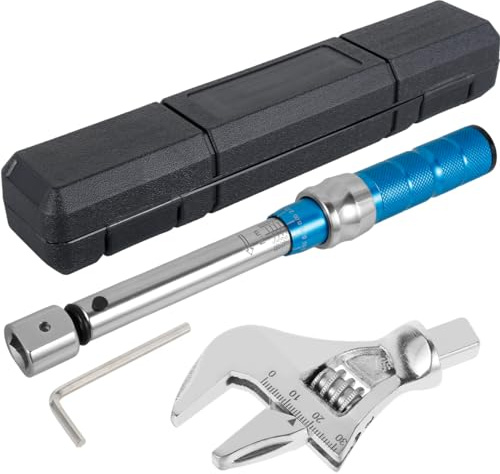 Foppla Llave dinamométrica, llave dinamométrica ajustable digital, herramienta de mano intercambiable para reparación de automóviles (1 unidad)