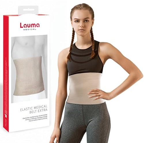 Lauma Medical, ceinture chauffante élastique en laine et coton pour soulager les douleurs lombaires, réchauffer les reins, soutien thermique pour les douleurs rénales, réchauffer le dos - XXXL