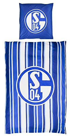 Schalke 04 Bettwäsche Streifen