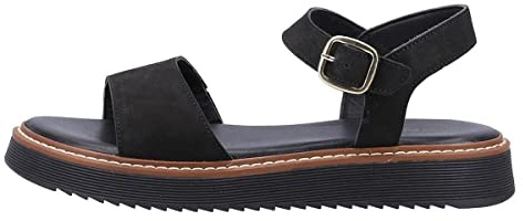Hush Puppies Women's Cassie Sandals, Black, 5