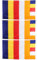 SUPVOX 3 Pièces Drapeau Bouddhiste Drapeaux De Prière Drapeau Bouddha Drapeau Du Bouddhisme Drapeau De Prière Bouddhiste Colorful Polyester