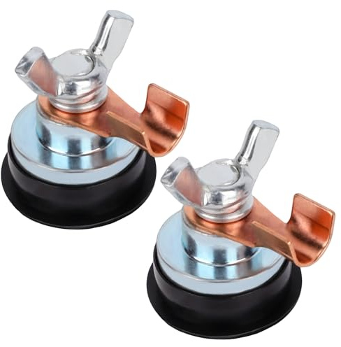 2 pzs Abrazadera de Puesta a Tierra Magnética Soldadura, Ajustable Herramienta de Soporte Soldadura Magnética Accesorio Multifuncional para Por Succión para Postes y Barandillas Metal