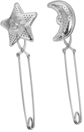 LABRIMP 2piezas Pinza Para Colador De Té De Acero Inoxidable Filtros De Té De Mango Infusor De Para Sueltas Para Preparar Infusión De Casa