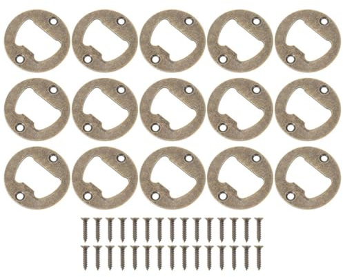 POPETPOP 15 pièces Kit Insert Ouvre-bouteille DIY Métal Épais Outil Manuel pour Ouvrir Bières et Vins Accessoires Robustes pour Usage Quotidien à Domicile Bars et Fêtes