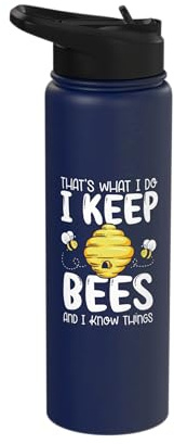 Beekeeping Hive Apiarist Honeybee Bee Lover Beekeeper Stainless Steel Insulated Water Bottle