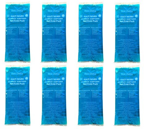 8x Kalt Warm Gel Kompressen Kühlkompresse Kühlkissen Kühlpads Kühlbeutel