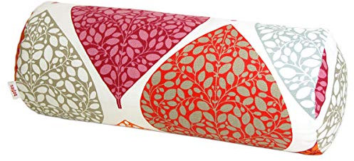 beties „Momente“ Nackenrollen Bezug ca. 15x40 cm Kissenbezug in interessanter Größenauswahl hochwertig & angenehm 100% Baumwolle Farbe (Bohemian mohn)