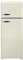 Amica FDR2213C Fridge Freezer Retro Style Freestanding 55 Centimeter Wide A Plus Energy Rating 40dB Noise Level 164 Litre Net Fridge Capacity (Cream)