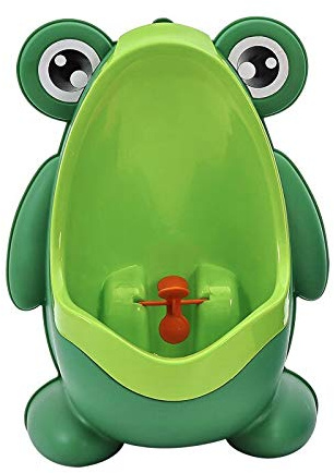 Kinder Frosch Töpfchen Urinal Pee Trainer Wand-Trainer Boy Grün