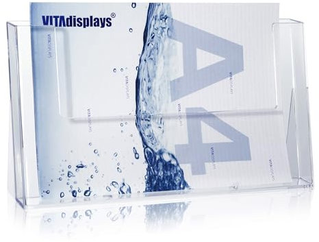 taymar Prospektständer, Prospekthalter DIN A4 Querformat