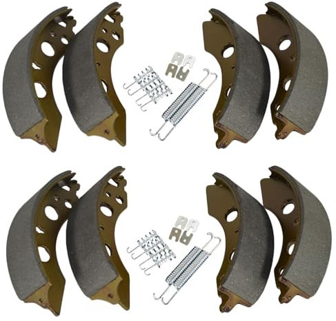 200 x 50mm ALKO Type Trailer Brake Shoes For 4 x Brake Drums Twin Axle