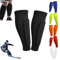 Shindefender Shin Guards, Shin Protector Ski, Ski Schienbeinschoner, 1 Paar Shin Defender Shin Guards Kids, Fit Conforms to The Leg, Shin Pads Cover for Sports (Schwarz, S)