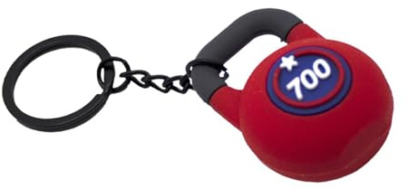 Kettlebell-nyckelring – nyckelring för gym, nyckelring för kettlebell-fans | kreativt hänge av PVC, hantel-ryggsäck-hänge för fitnessälskare