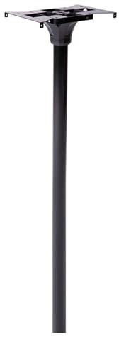 Architectural Mailboxes Coolidge Galvanized Steel Mailbox Post, Compatibility Code F, 7511B-10, Black