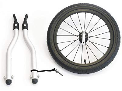 XLC Unisex Jugend Fahrradanhänger-3092008011 Fahrradanhänger, schwarz, 16 Zoll