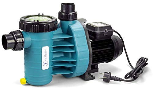 Aqua Plus 8 POOL Total Edition - 8 m³/h Leistung für Pools bis 40.000 l Wasserinhalt - Selbstansaugend Salzwasserbeständig Laufruhig Servicefreundlich Verschleißarm